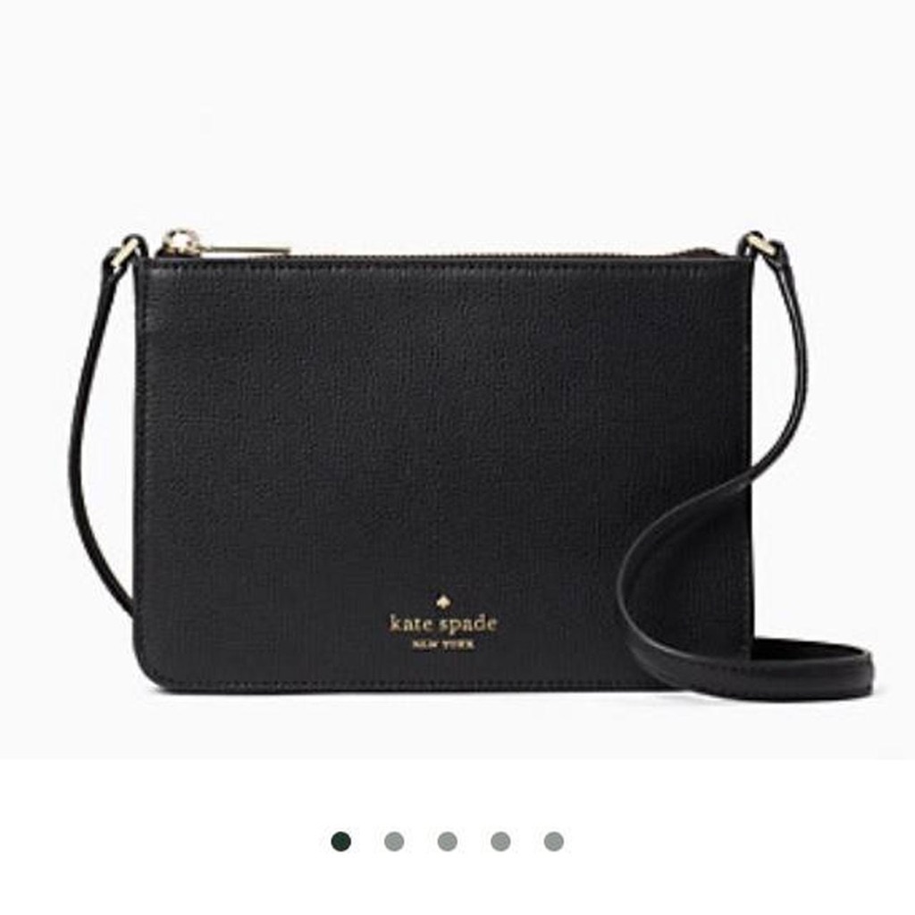 Kate Spade 3 Compartment, Black Crossbody